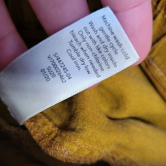 Athleta Cabo Linen Short Toasted Ochre Linen Shorts 0 - Picture 14 of 14